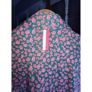 Rhoback XXL Limited Edition Masters performance polo in The Azalea pink & green